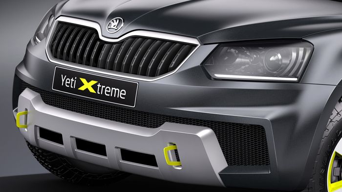 Ο διαφορετικός εμπρόσθιος προφυλακτήρας του Yeti Xtreme διαθέτει μεγαλύτερη εισαγωγή αέρα και προστατευτική ποδιά, ενώ τα φώτα είναι LED.